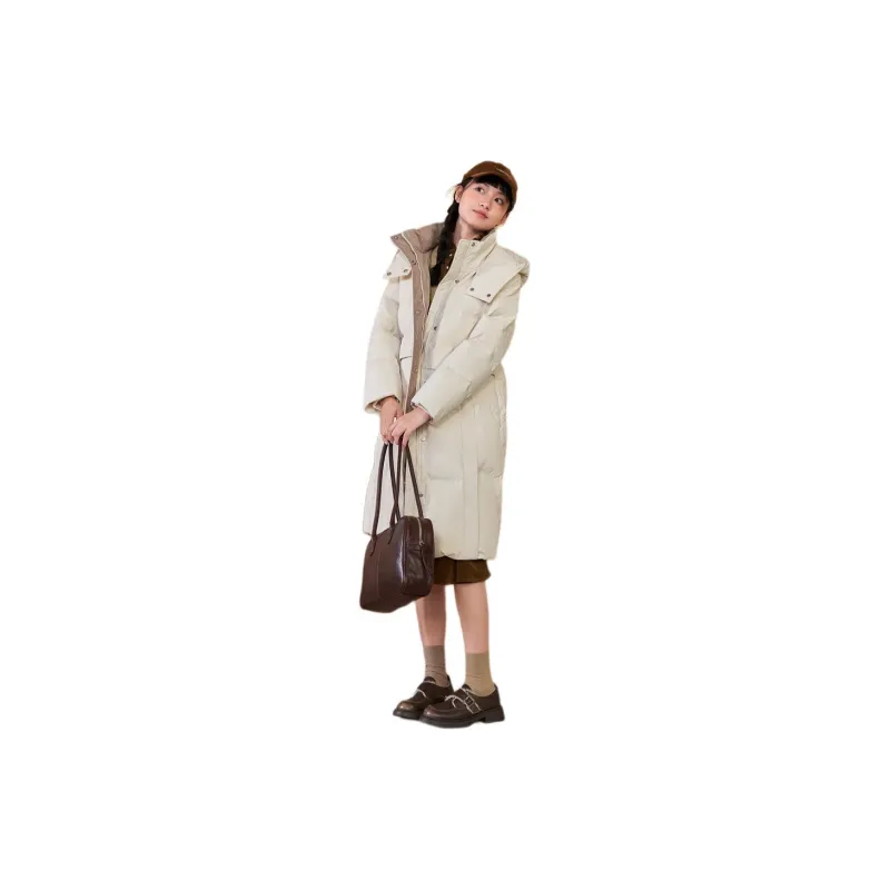 ZIHAN Down Jacket Women's Beige Gold-1