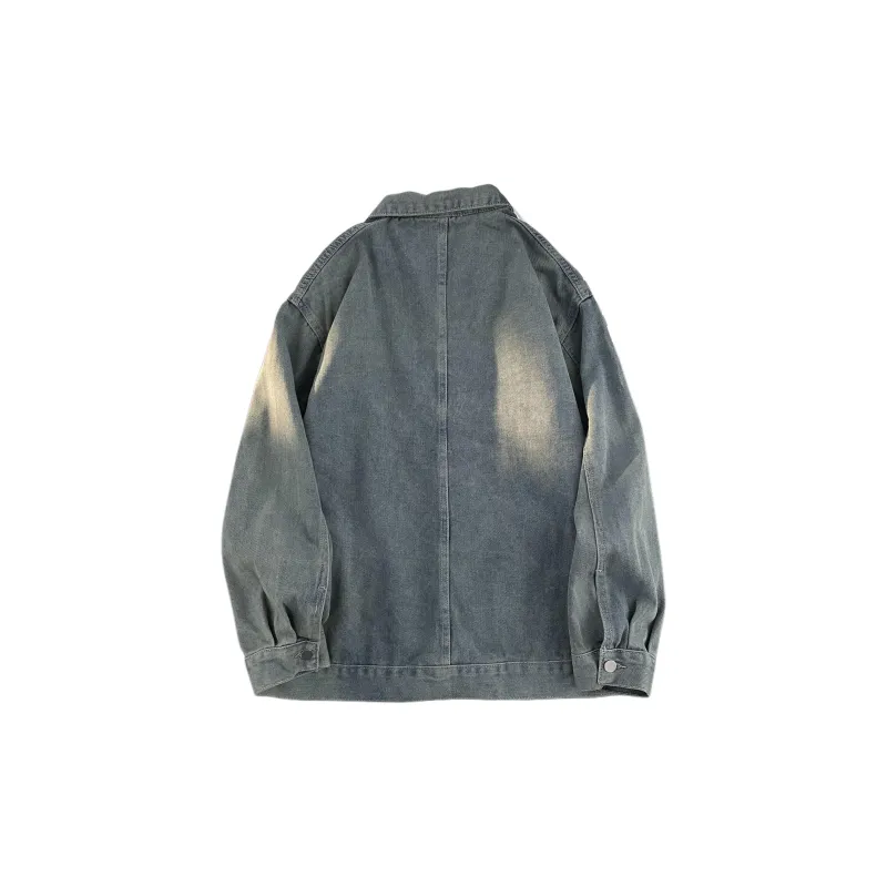 TESTUNG Denim Jackets Unisex Blue-1