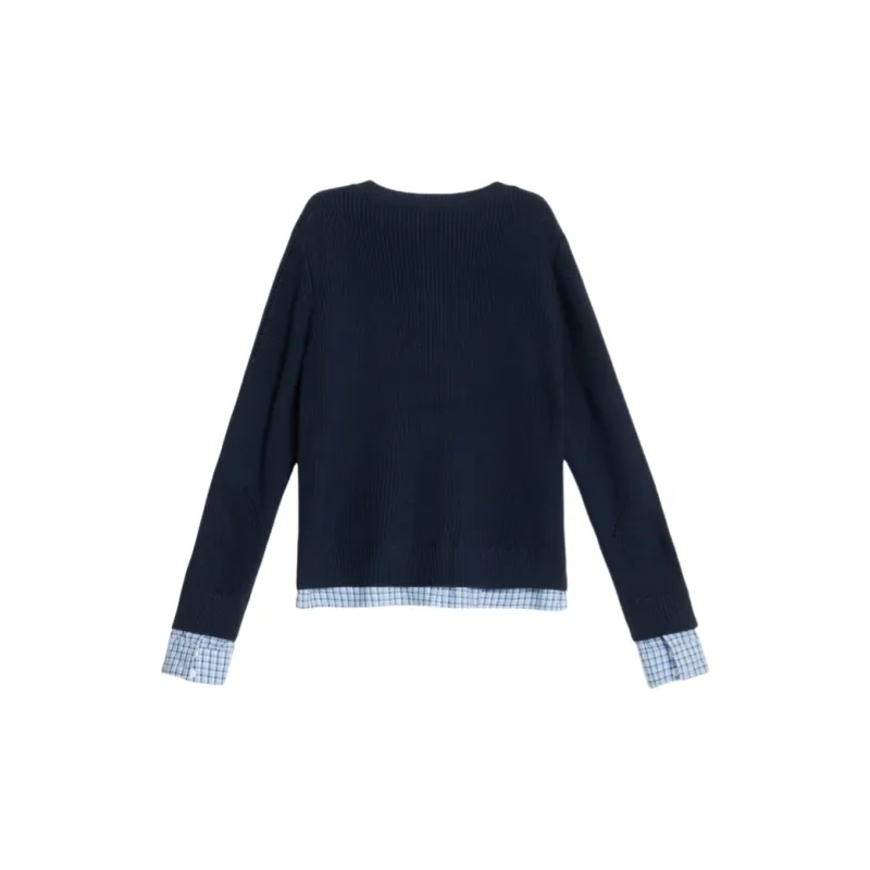 Princess Berdele Knitwear Women's Navy Blue-1