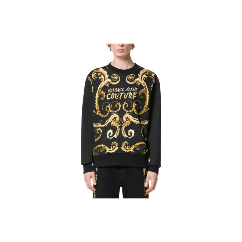 VERSACE Couture Chain Cotton Sweatshirt-1