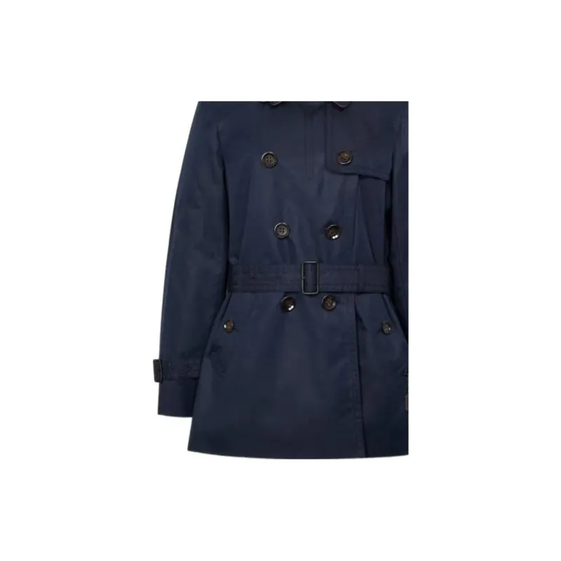 COACH Trench Coat Women's Marine Blue-4