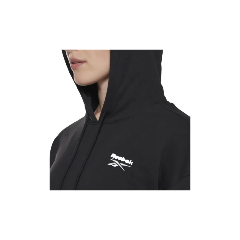 Reebok HOODIE Sweatshirt Women's Black-3