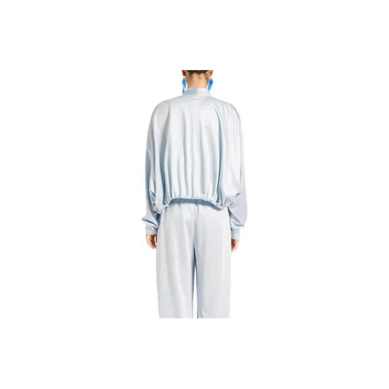 BESIONIA SS24 Cropped Coats Women's Light Blue-4