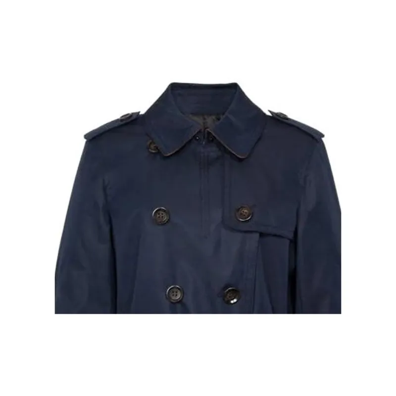 COACH Trench Coat Women's Marine Blue-1