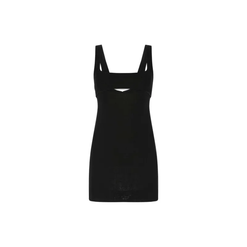 SAINT LAURENT Cut Out Mini Dress-1