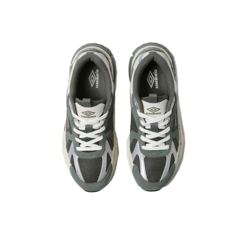 Umbro Anti Slip Wear Resistant Low Top Casual Shoes Unisex Asphalt Green-3