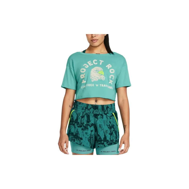 Under Armour Project T Shirt Women's Green-3