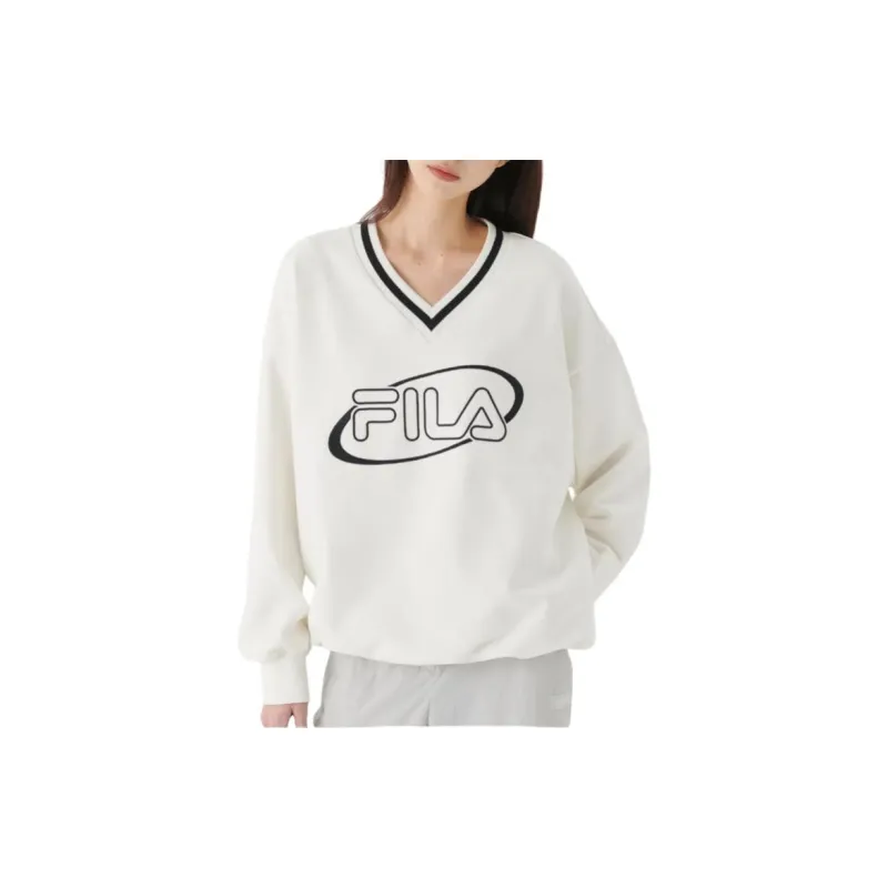 FILA Sweatshirts Women's White-2