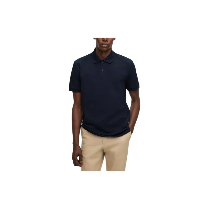 Boss HUGO BOSS Pallas Embroidered Straight Hem Polo Shirt-2