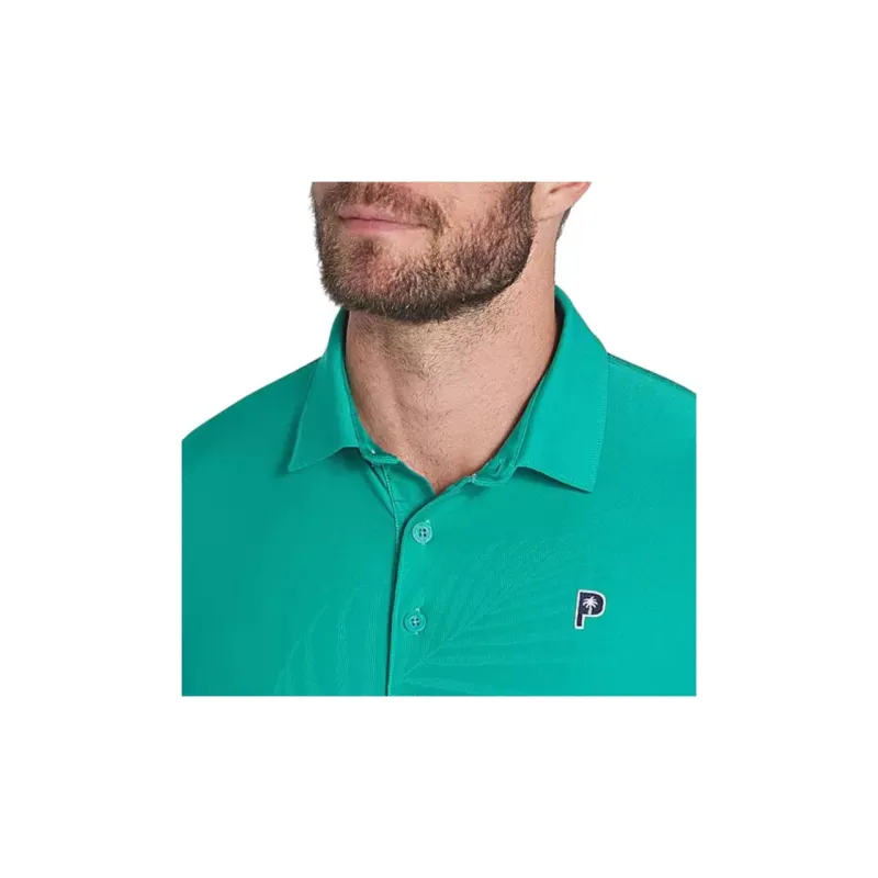 PUMA PALM TREE CREW Men's Golf Polo Shirt Men Bright Green-5