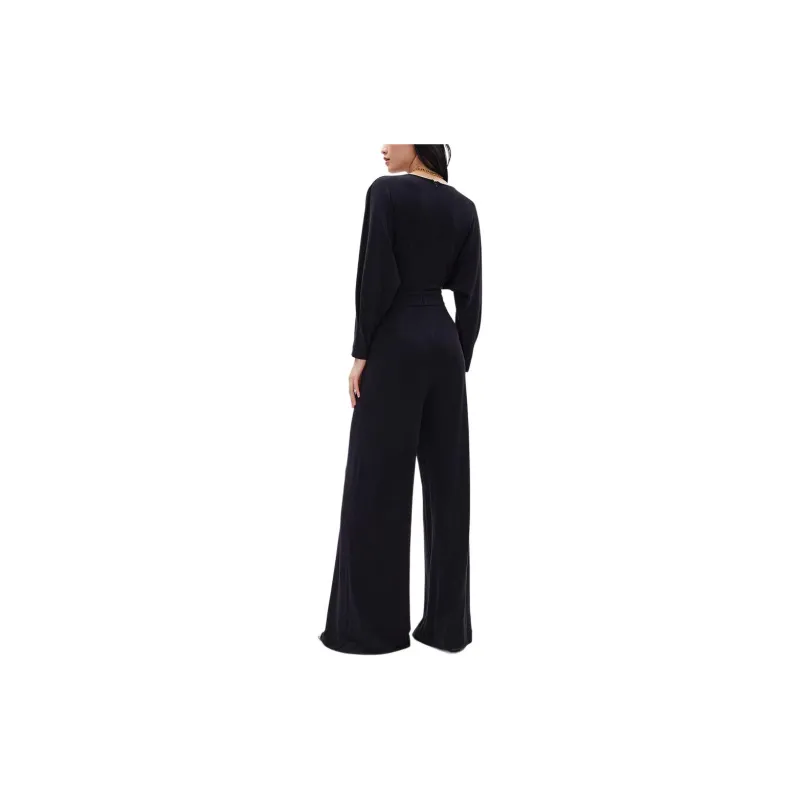 DVF Diane Von Furstenberg FW23 Jumpsuit Women's Black-3