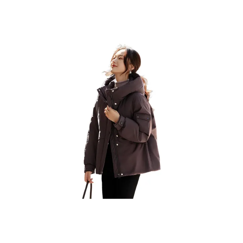 Mo Han Yi Mei Down Jacket Women's Dark Brown-1
