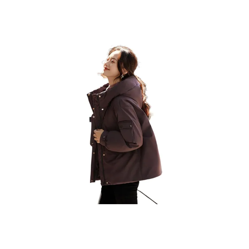 Mo Han Yi Mei Down Jacket Women's Dark Brown-2