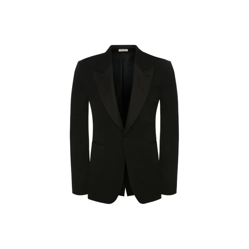Alexander McQueen Single Breasted Long Sleeved Jacket-2