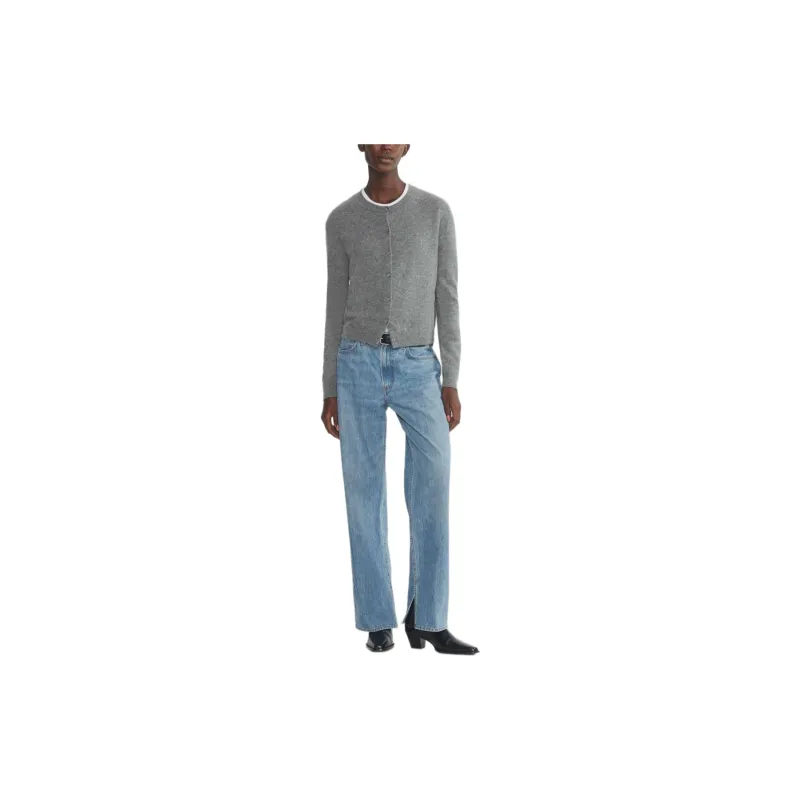 ARITZIA Denim Forum The '90s Lggy Lo-Rise Baggy Jean Jeans Women's Bl Crsd Ln/Medium Blue-1