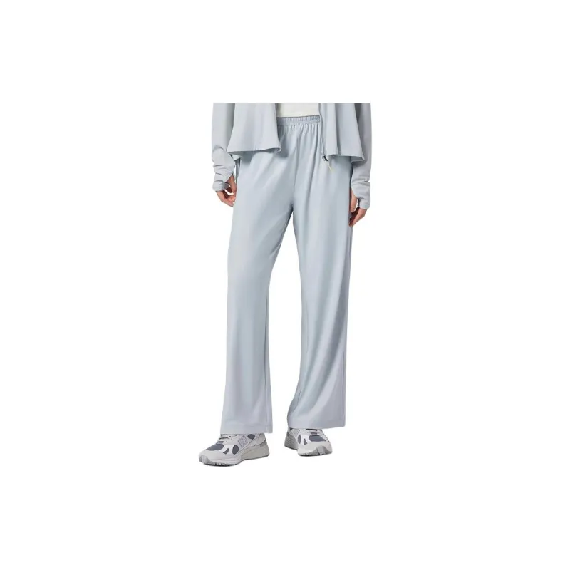New Balance Knitted Sweatpants Women's Gray-4
