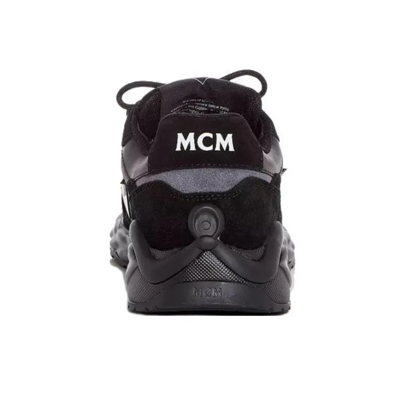 MCM SKYWANDER Low Top Casual Shoes Women's Black-4