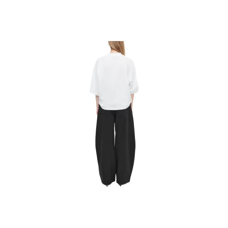 COS Drop Shoulder Sleeve T Shirt Women's White-2