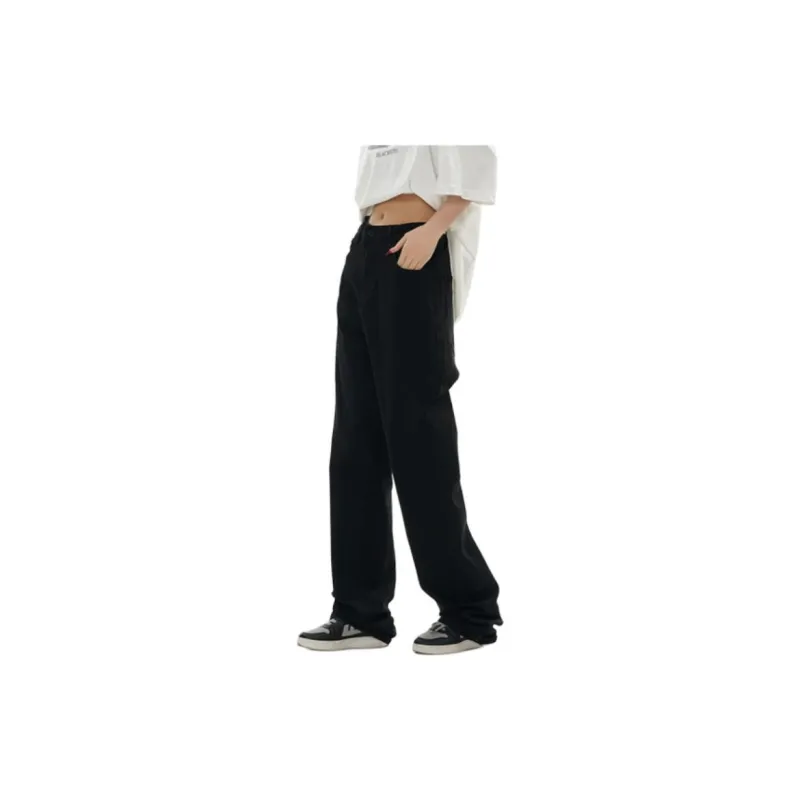 YINLEI Jeans Unisex Black-2