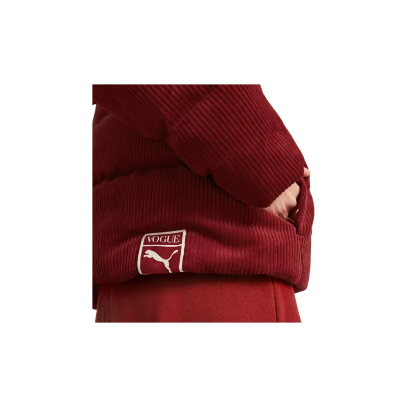 Vogue X PUMA Jackets Women's Deep Red-4
