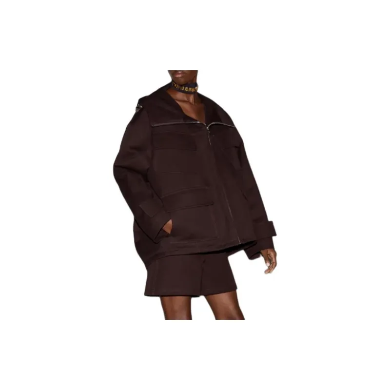 GUCCI Jackets Coats Women's Dark Purple-4