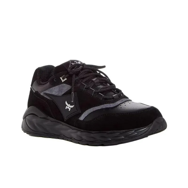 MCM SKYWANDER Low Top Casual Shoes Women's Black-2