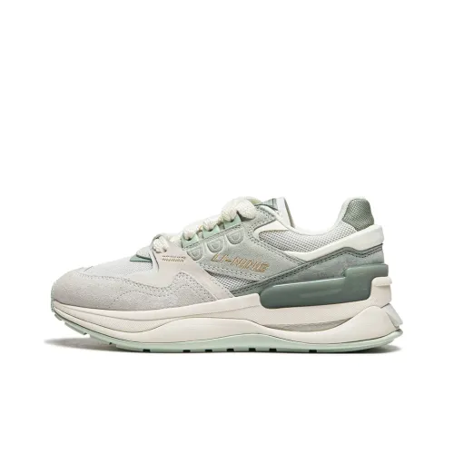 LiNing 001 Innocence V2 Wear resistant And Lightweight Low Top Casual Shoes Women's Gray Green