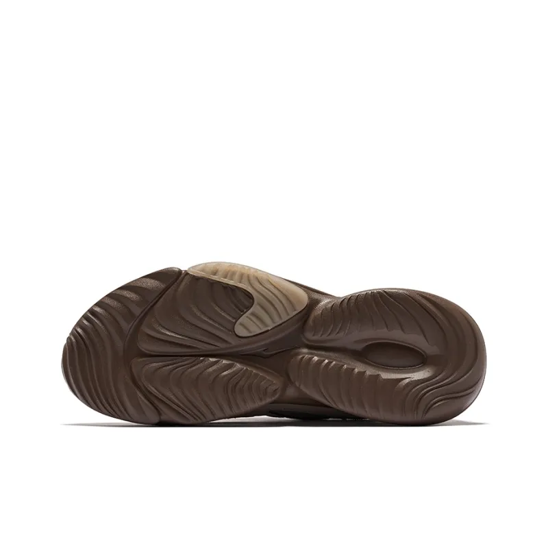 Erke Derivation Cushioning Warm Rebound Low-Top Casual Shoes Men's Taupe Dark Rosewood-4