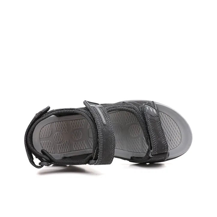 HANG TEN Beach Sandals Men Light Brown/Black Blue-7