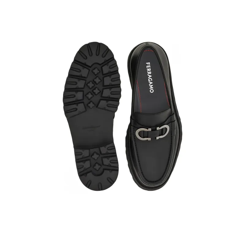 Ferragamo Loafers Men Black-4