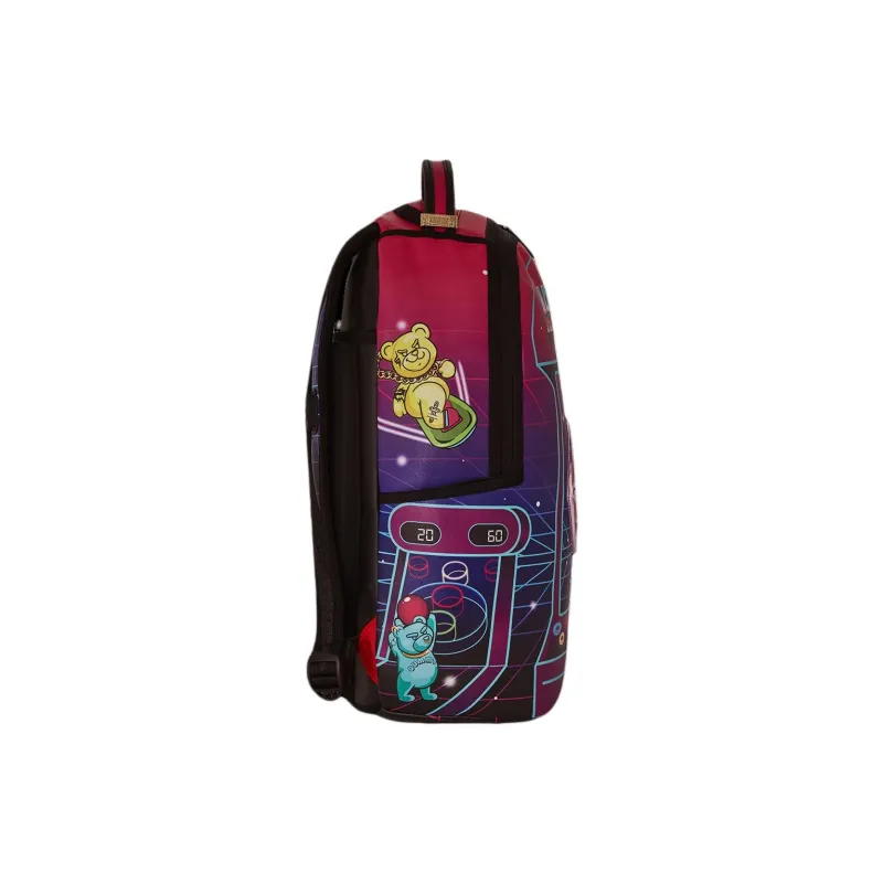SPRAYGROUND Artificial Leather Backpack Unisex Red-4