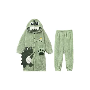 Qiao Ni Tong Pajama Set Fall And Winter Sky Style Men's Image Color