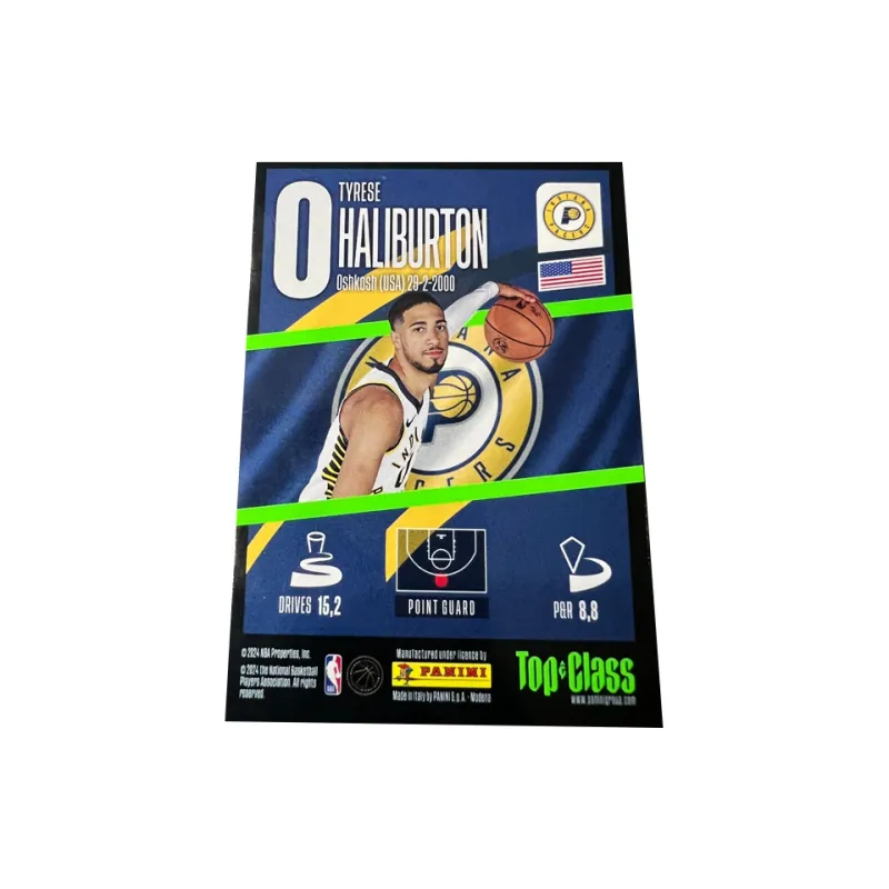 PANINI Halliburton Pacers Team Collection Refractor Player Card Rare Card Sports Cards 1 Pc-1