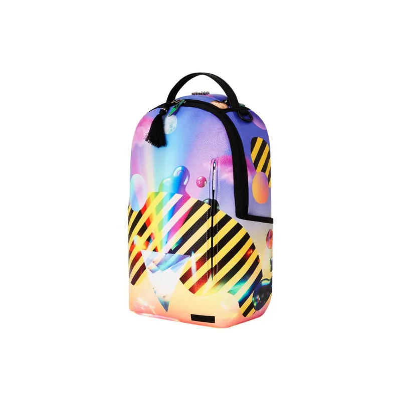 SPRAYGROUND Artificial Leather Backpack Unisex Rainbow-1