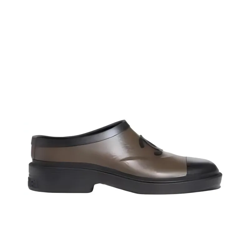 CHANEL Casual Single Shoes Women's Black Green-1