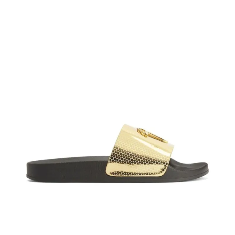 Giuseppe Zanotti Brett Geometric print Slides-1