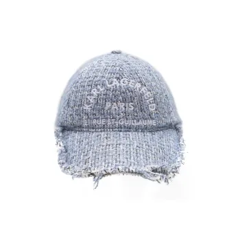 KARL LAGERFELD Cotton Baseball Caps Unisex Light Blue