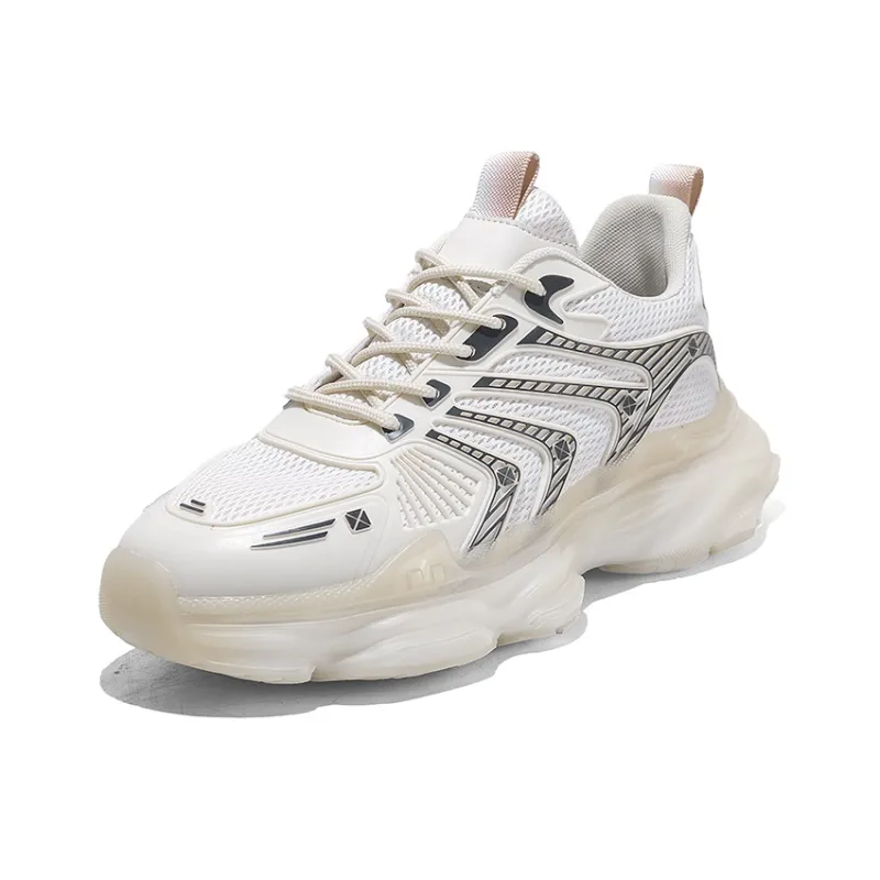 DM Wear Resistant Height Increasing Low Top Chunky Sneakers Men's Box Included-6