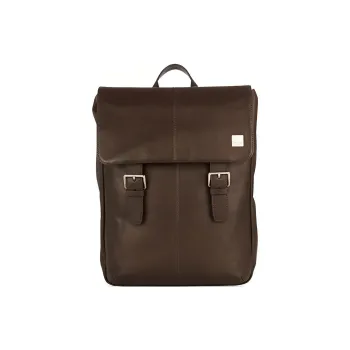 KNOMO Cow Leather Backpack Regular Unisex Brown