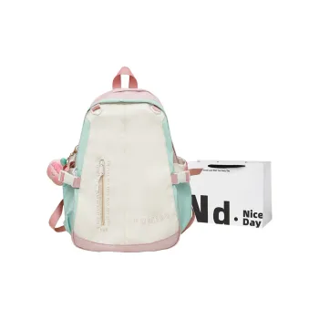 SWIMADE Nylon Backpack Regular Women's Pink/Violet/Black/Green