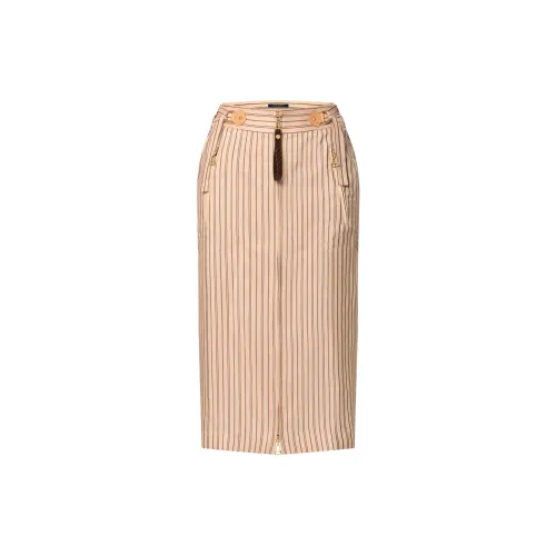 LOUIS VUITTON Neverfull Stripes Utility Skirt