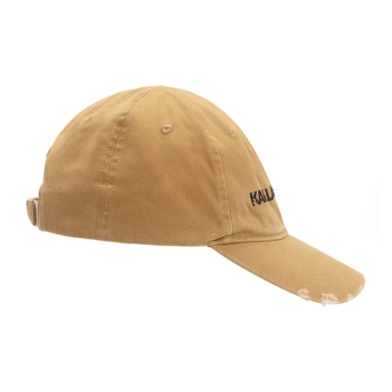 KARL LAGERFELD Cotton Baseball Caps Unisex Yellow-2