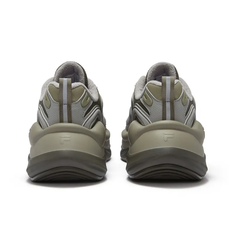 FILA FUSION BUZZARD Meteorite Slip Resistant Low Top Casual Shoes Men's Gray Green-3