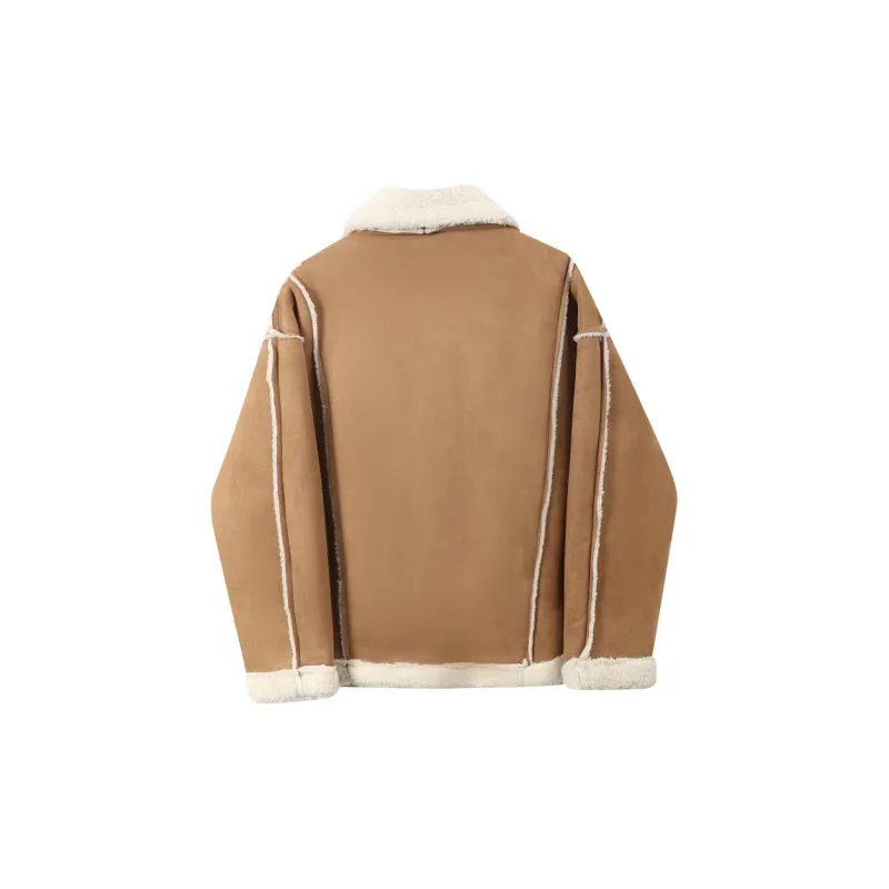 Incolore Velvet feel Coat Women's Coffee-1