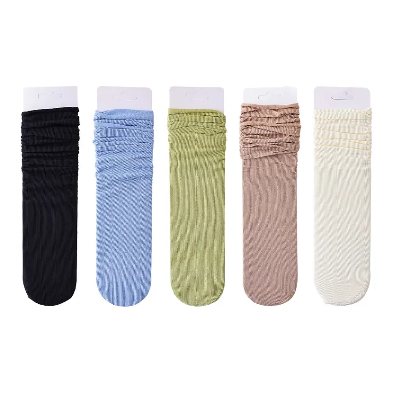 MIIOW Mid Calf Socks Women's Combo Set-15