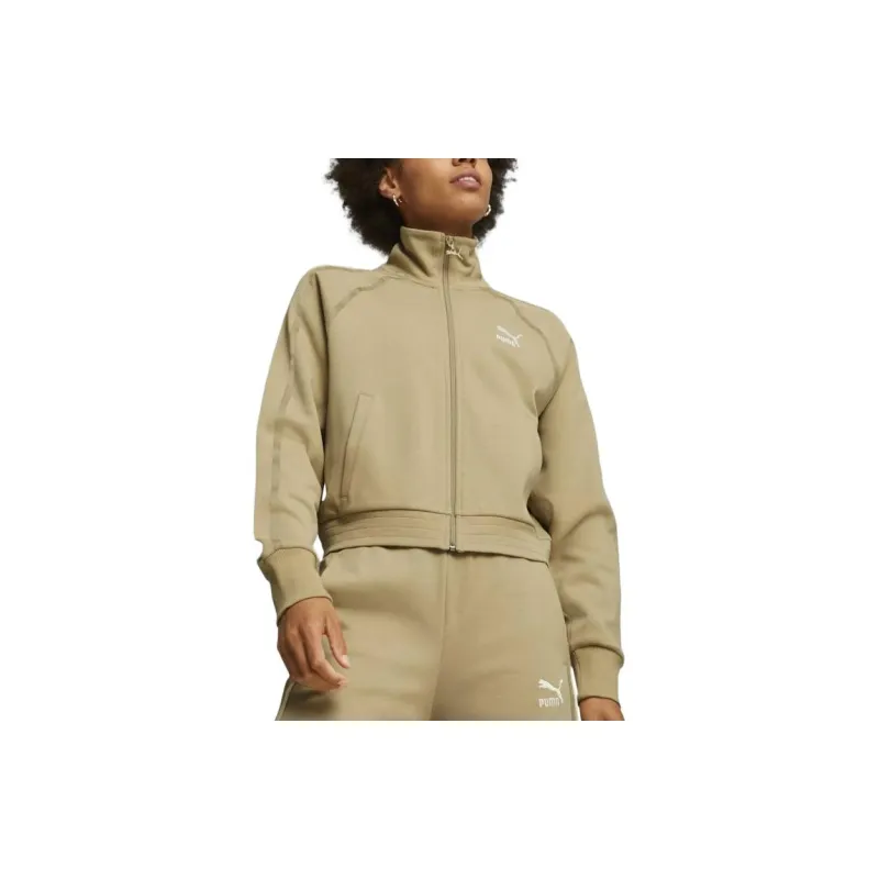 PUMA T7 T7 Track Jacket Jacket Women's Khaki-2