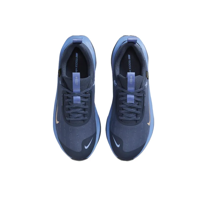 Nike React Infinity Run 4 Gore Tex Thunder Blue Diffused Blue Royal Pulse Metallic Red Bronze Women's-3