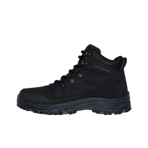 Skechers Relaxed Fit Outdoor Shoes Men High-Top Black