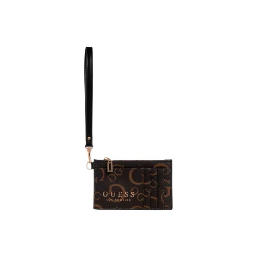 GUESS Card Holders Dark Brown