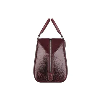 Givenchy Antigona Lambskin Shoulder Bag Crossbody Bag Handbag Mini Women's Deep Red